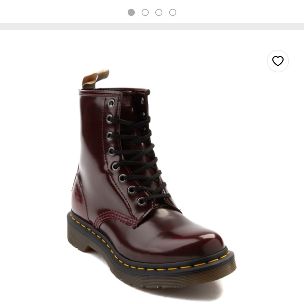Women's Burgundy Lace-Up Boots